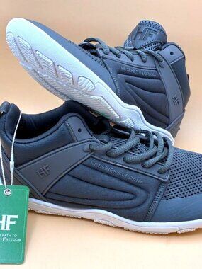 NWT Hike Footwear HF Series Lorana Barefoot Sneakers Grey Mens 4 Womens 6